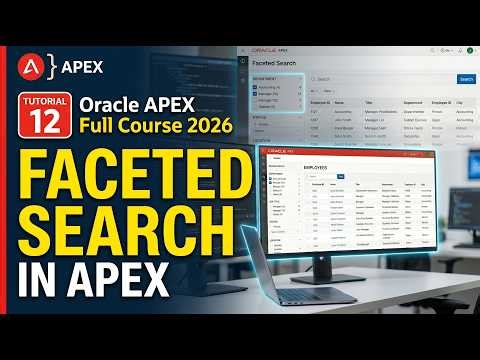 Oracle APEX Full Course 2026 - Tutorial 12 | Faceted Search in APEX by Murtaza #developersdiary