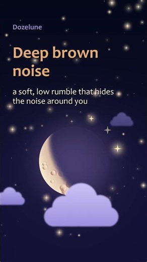 Can't sleep? Try 20 seconds of deep brown noise 🌙 #brownnoise #sleepsounds