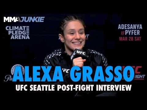 Alexa Grasso chasing 4th fight vs. Valentina Shevchenko after Maycee Barber finish | UFC Seattle