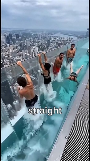 Infinity pool glass safety 🤯 #animator
