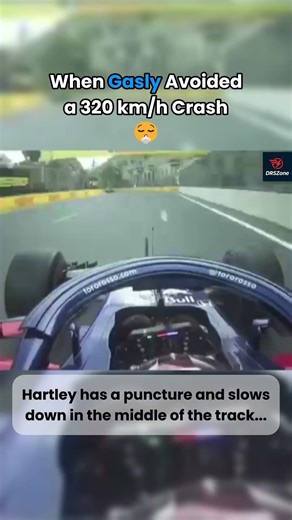 Gasly’s Insane Save at 320km/h 😱 #f1