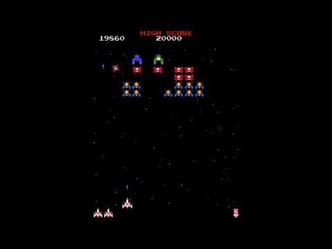 Galaga [Arcade Longplay] (1981) Midway {Set 2}