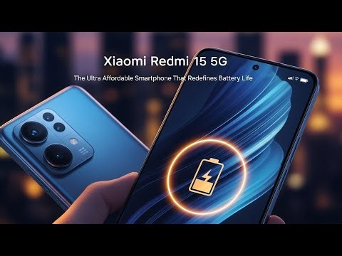 Xiaomi Redmi 15 5G: The Ultra Affordable Smartphone That Redefines Battery Life