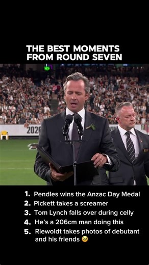 There were some iconic moments this week 😮‍💨 #afl #footy