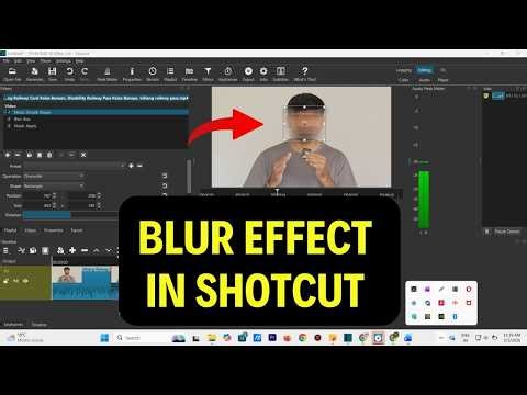 How To Blur Part Of Video In Shotcut | How To Blur Video In Shotcut | Shotcut Video Editor Blur