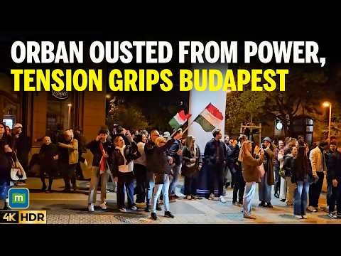 WATCH: 'I Predict a Riot', Thousands Flood the Streets of Budapest After Election Results