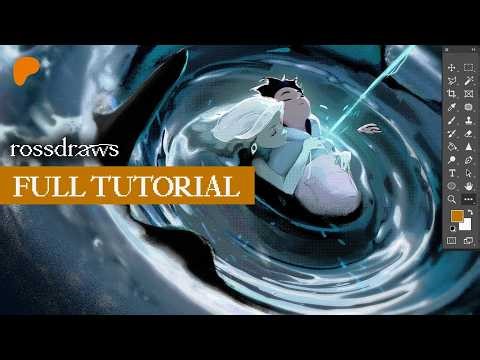 Full Art Process Tutorial (Free Patreon Lesson!!)