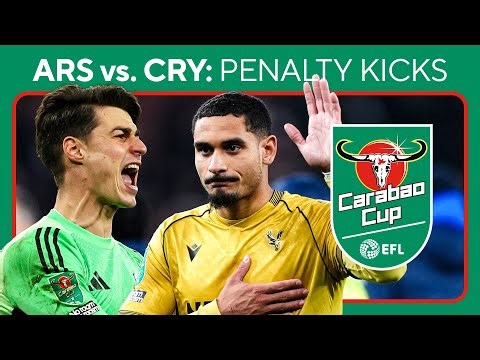 Arsenal vs. Crystal Palace: Penalty Kicks | Carabao Cup Quarterfinals | CBS Sports Golazo
