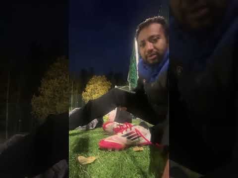 Playing outdoor football during cold weather in Finland