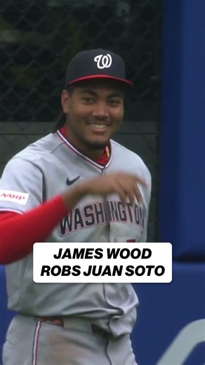All smiles from James Wood, and Juan Soto too! #MLB #Baseball #JamesWood #Nationals #JuanSoto