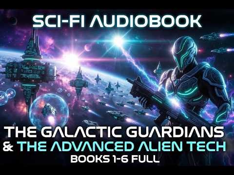 Sci-Fi Audiobook | The Galactic Guardians & The Advanced Alien Tech | Books 1-6 Full