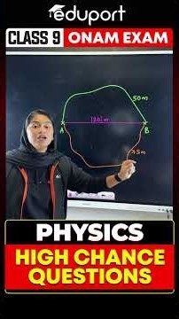 Onam Exam Physics High Chance Questions🔥