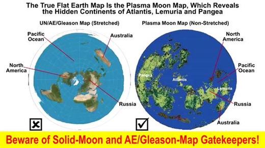 BREAK THE SILENCE: Pharaonic Regime and AI-NWO Gatekeepers Hide the Plasma-Moon True Flat-Earth Map!