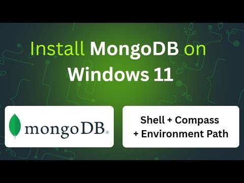 How to Install MongoDB on Windows 🔥 | Compass + Mongo Shell + Environment Path (Step-By-Step)