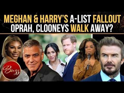 Meghan Markle, Prince Harry’s Hollywood Circle Crumbles Amid Oprah, Clooney Snubs | WATCH