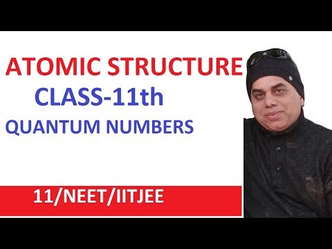 QUANTUM NUMBERS-ATOMIC STRUCTURE
