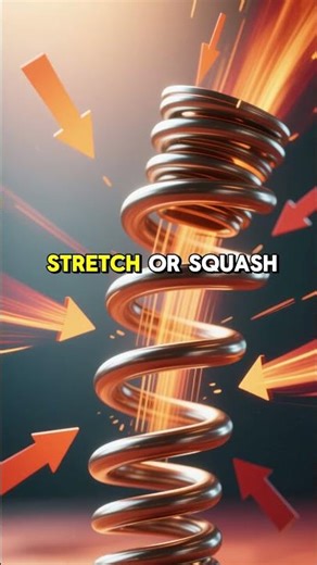 The Invisible Battery: How Springs Work! ⚙️🔋 #physics