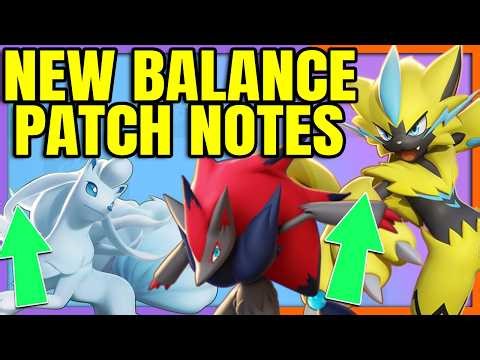 67 THE BIGGEST CHANGE EVER?! New Balance Patch Notes | Pokemon Unite