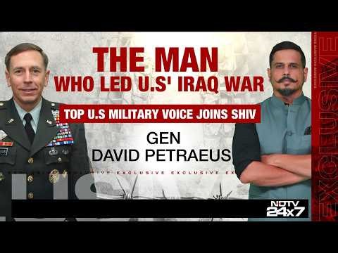 Top American General Who Led US' Iraq War, General David H. Petraeus, Speaks To NDTV
