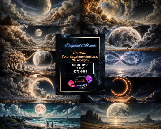 Alien Night Sky & Planet Landscapes Phone Case - Sci-fi Cosmic Al Art - Etsy