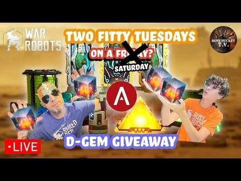 🔴 2 Fitty Tuesday (on a Saturday) Dgem Giveaway + Adrian’s Cha-Chong | War Robots Live!