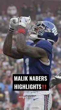 H1M #giants #maliknabers #highlights #nabers #nfl #football #shorts #newyorkgiants