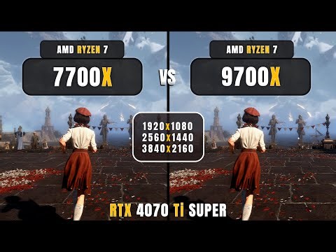 AMD Ryzen 7 7700x vs Ryzen 7 9700x: 1080p, 1440p, 4K | Ultimate Comparison | RTX 4070 Ti Super