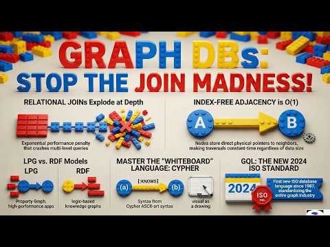 System Design Essentials | Data Stores/DB | Graph Databases: Index-Free Adjacency, LPG vs RDF