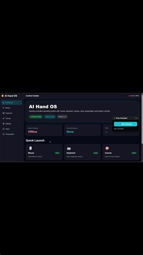 #react #tailwindcss #ai #computervision #gesturerecognition #handtracking #voicecommands #webdevelopment #frontenddevelopment #javascript #learningbybuilding #opentofeedback | Sara khan