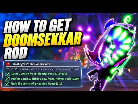 HOW TO GET DOOMSEKKAR ROD in FISCH (FULL QUEST GUIDE, SPIRIT of HAUTED HOUSE) Roblox