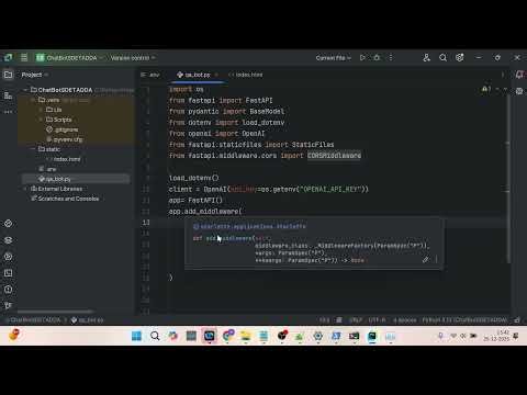 QA AI Chatbot using FastAPI and OpenAI – Built from Scratch!