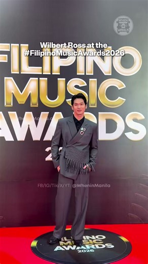 Wilbert Ross takes the spotlight at the Filipino Music Awards