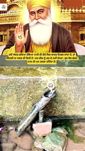 Let Go to Flow🌹🌿❣️Guru Nanak spiritual message #shorts #shortsfeed #gurunanak #gurbani