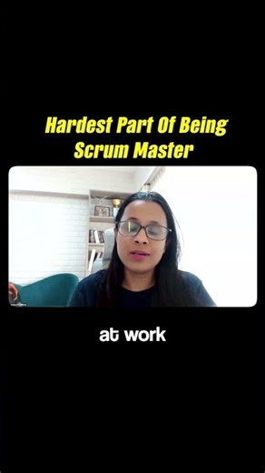 Hardest Part of Being Scrum Master #scrum