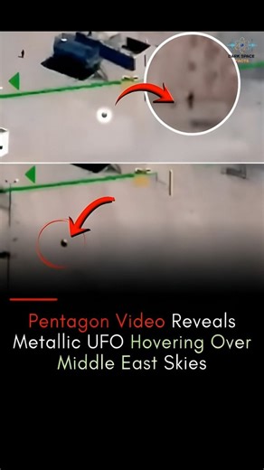 Dark_Space_Facts on Instagram: "“Pentagon Releases Shocking UFO Footage — Metallic Object Seen Hovering in the Sky!” A newly surfaced Pentagon-linked video is fueling intense debate across the U.S. after a metallic unidentified object was spotted hovering silently in the sky. Experts are divided, social media is exploding, and questions are growing louder—advanced technology or something beyond our understanding? As the footage spreads online, Americans are demanding answers. Watch the clip and