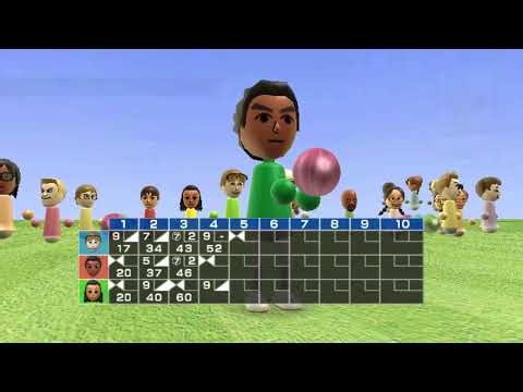 Wii Sports - 3 Player Bowling: Custom Alley (Meadow)