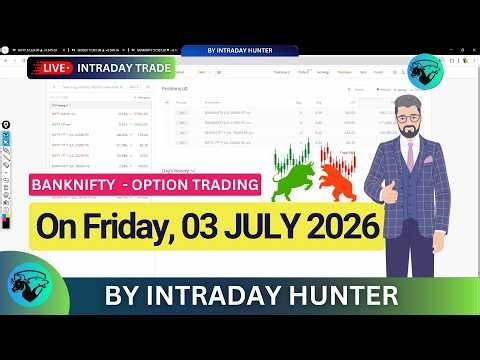 Live Bank Nifty Option Trading 📈 | Intraday Trading by Intraday Hunter
