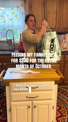 October grocery haul: feed a family of 4 for $230