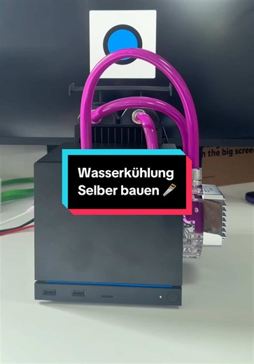 Wassergekühlte Steam Machine selber bauen. so einfach gehts 🪚 #diy #gamingpcbuild #steammachine #diycrafts #custom