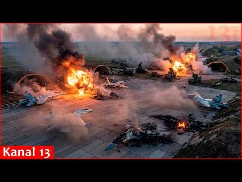 Heavy blow to Russia: Ukraine destroys large number of fighter jets, air defense assets