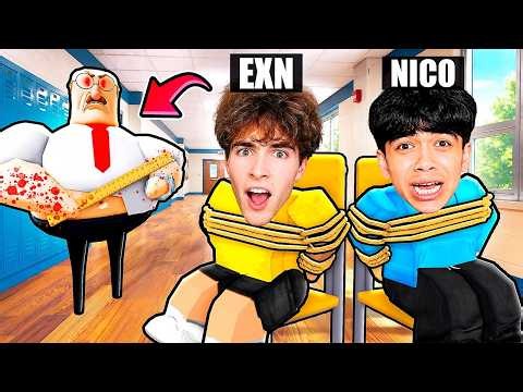 Can We ESCAPE EVIL TEACHER in Roblox…
