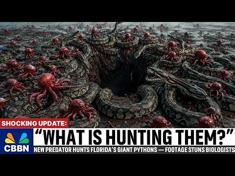New Predator Hunts Florida’s Giant Pythons — Footage Stuns Biologists