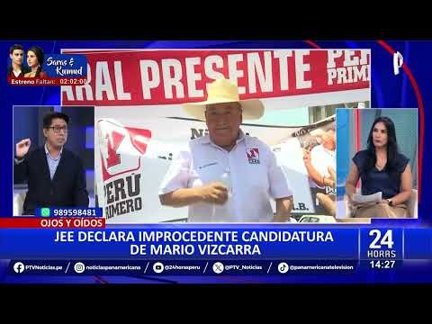 Mario Vizcarra queda fuera de las Elecciones 2026