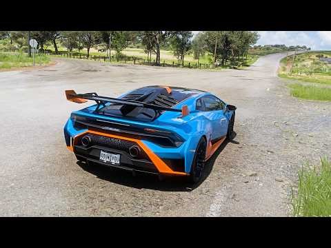 Lamborghini Huracan Forza Horizon 5 Logitech G29 Steering Wheel Gameplay In 4K