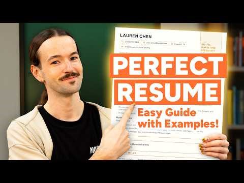 EASY GUIDE to Making a Perfect Resume | Examples & Free Templates