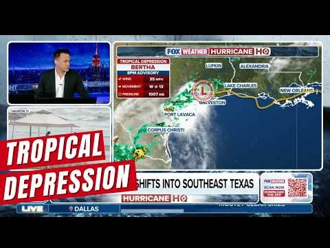 Bertha Weakens To A Tropical Depression