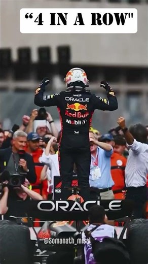 How Max Verstappen Won 4 World Titles in a Row | F1 Career Highlights #4TimeChampion, #viral #shorts