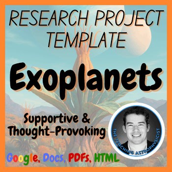 Exoplanets | Space Science Research Project Template | Digital + Print + HTML