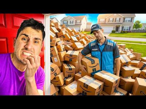 I Sent Every Amazon Package TO MY HOUSE!