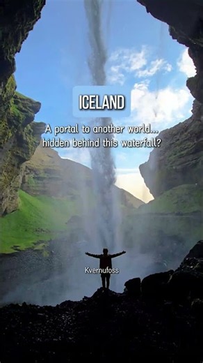 Kvernufoss Waterfall, Iceland | The Hidden Waterfall You Can Walk Behind